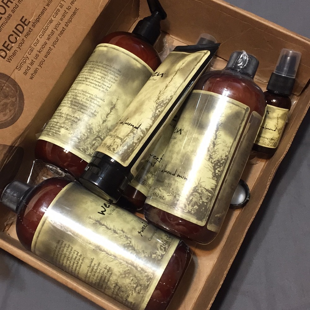 Wen sweet almond beauty bundle