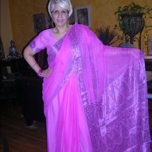 Custom Made India Saree, perfect for a Party 🎉