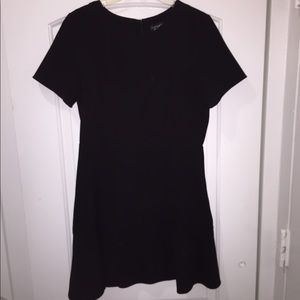 Topshop size 8 black shift dress