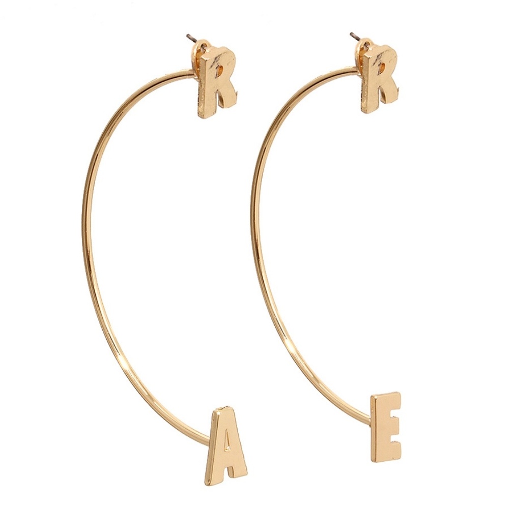 "RARE" Half Hoop Earrings