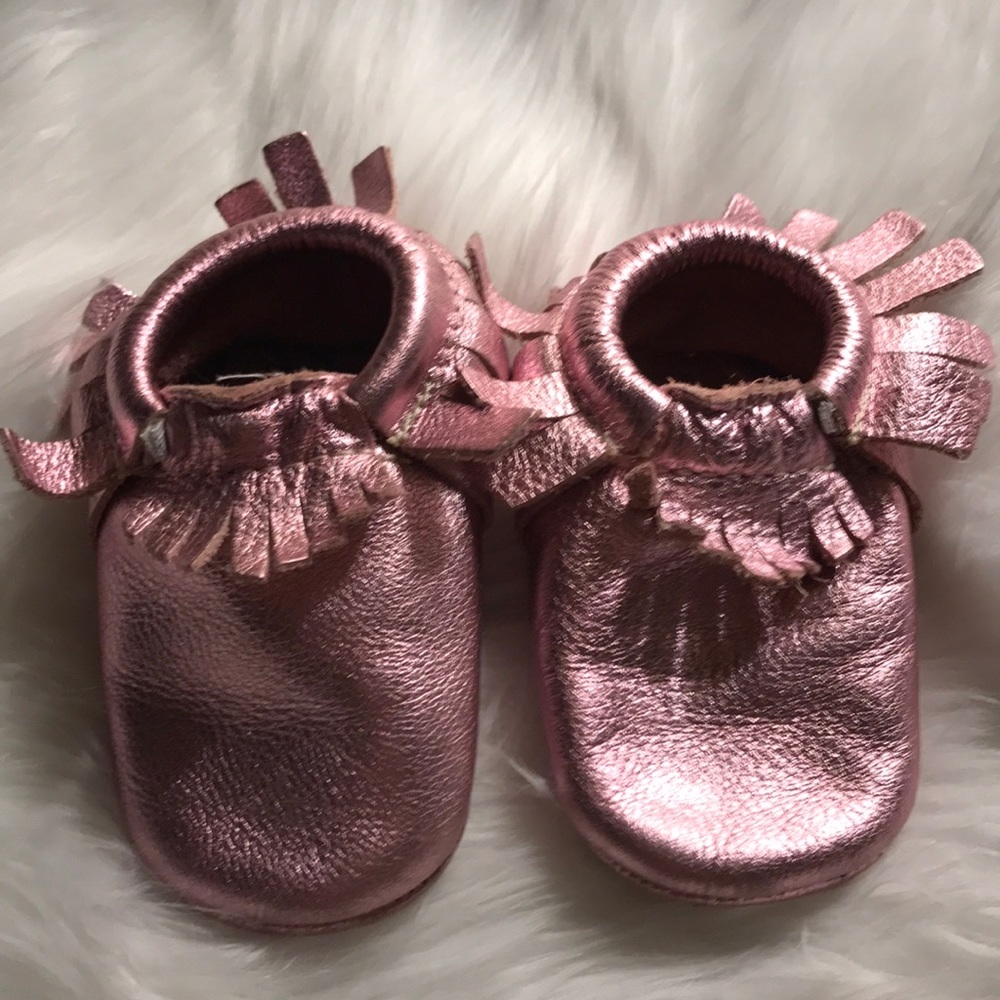 Freshly Picked Frosted Rose Moccs