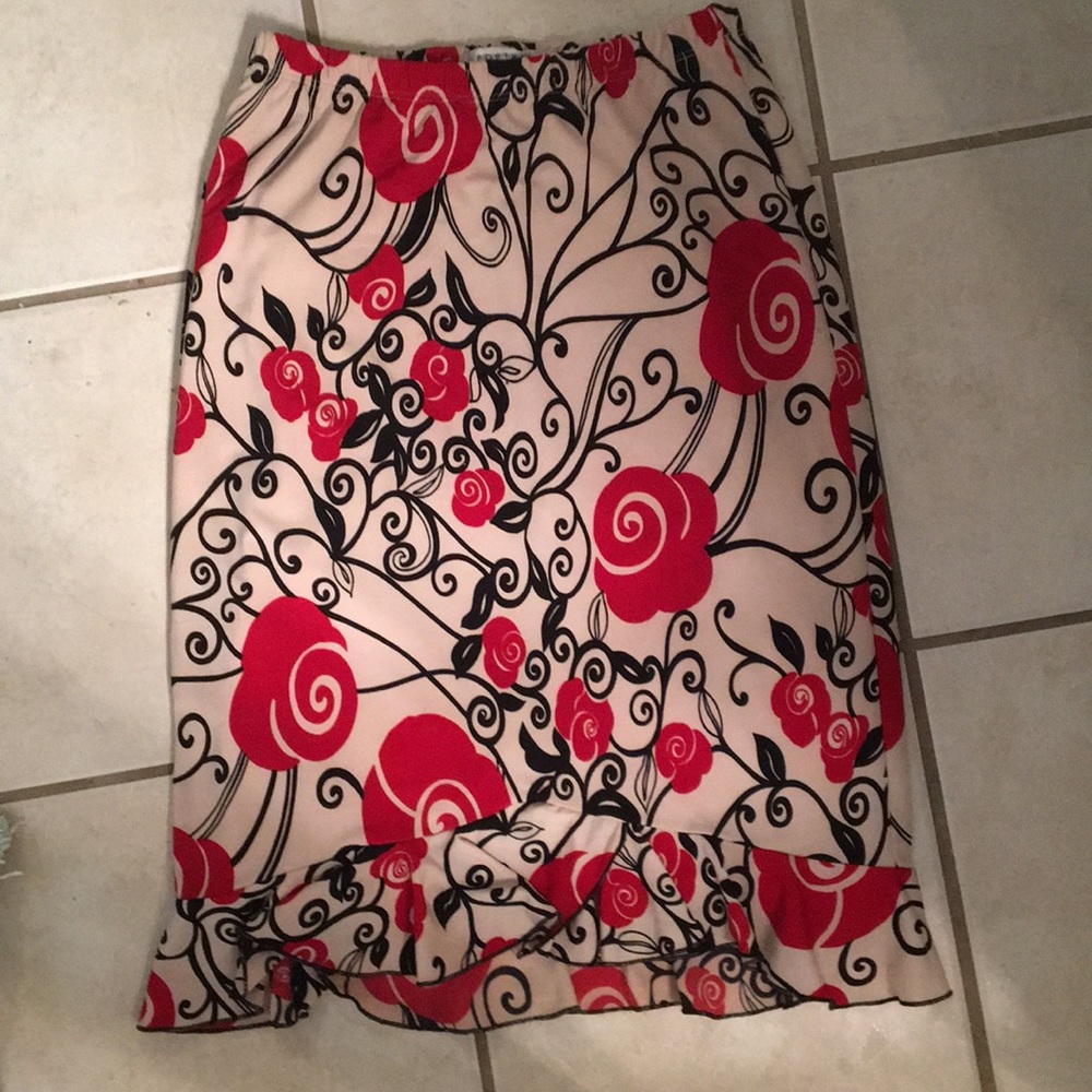 PORTRAIT brand lined skirt