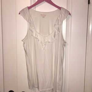 Lilly Pulitzer Ruffle tank top XL