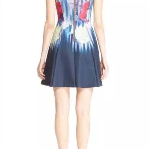 🌟SOLD🌟Ted Baker Haruku Hydrangea Dress Size 2 - Picture 2 of 5