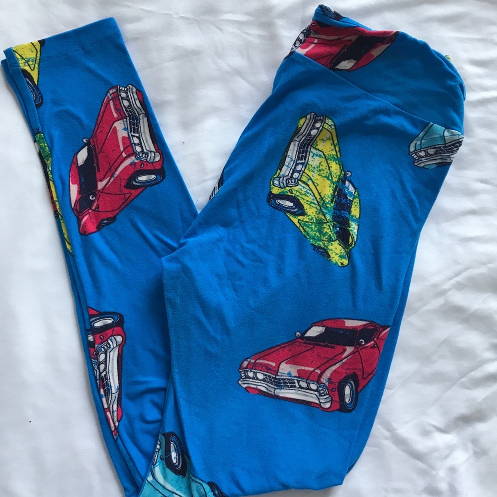 Vintage Cars LulaRoe Leggings one Size OS
