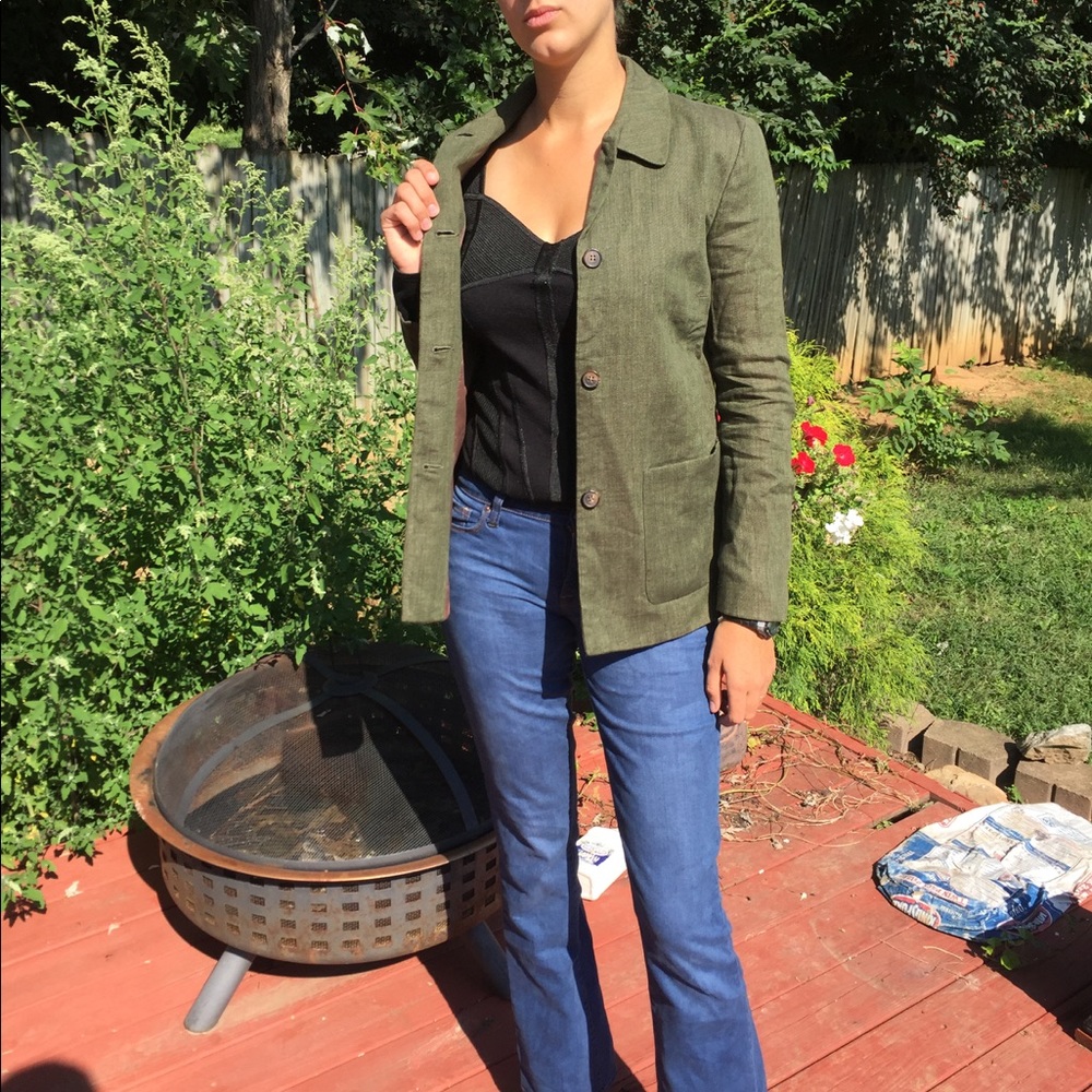 NWT Michael Kors Olive Green Blazer