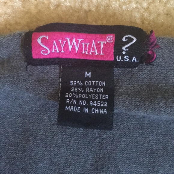 Grey 3/4 Sleeve Sweater - Picture 3 of 4