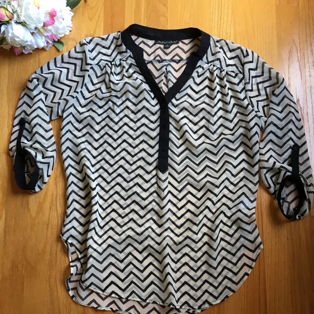 Chevron blouse