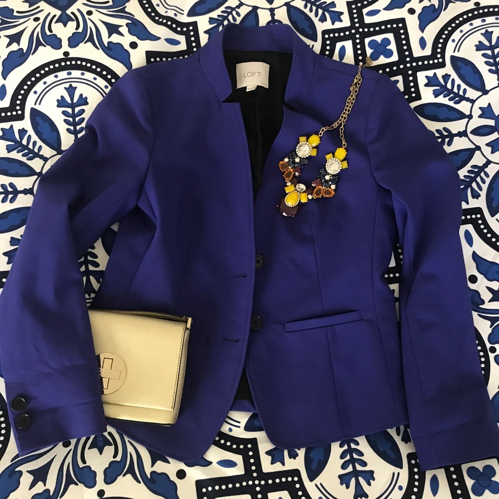 Ultraviolet Loft blazer