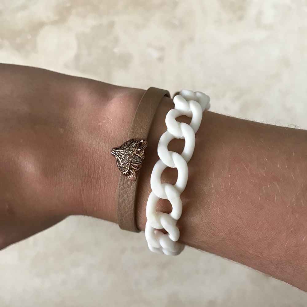 Fossil Crystal Fox Bracelet