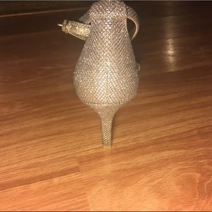 Silver heels for formal/ semi-formal event.