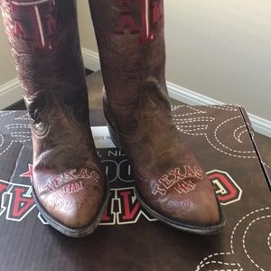 Texas A&M Game Day Distressed Boots.