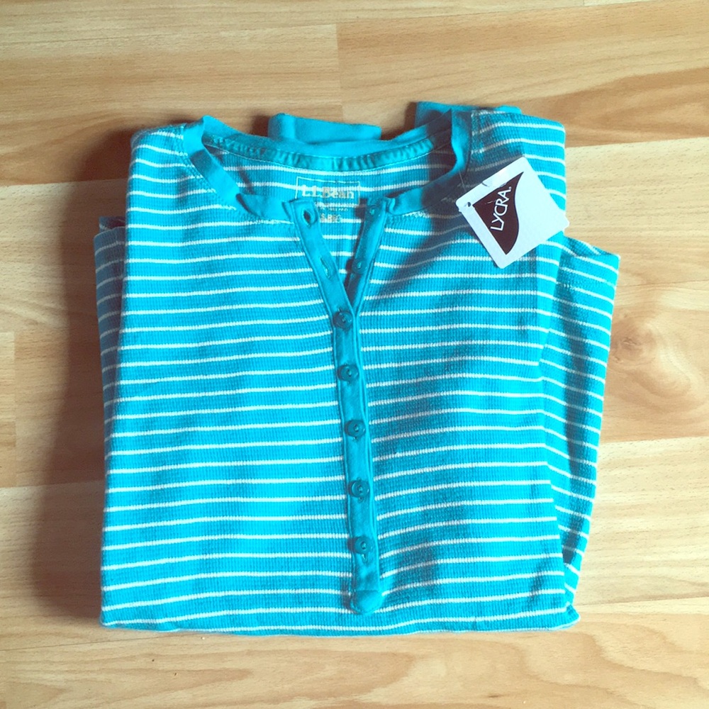 LL Bean waffle shirt