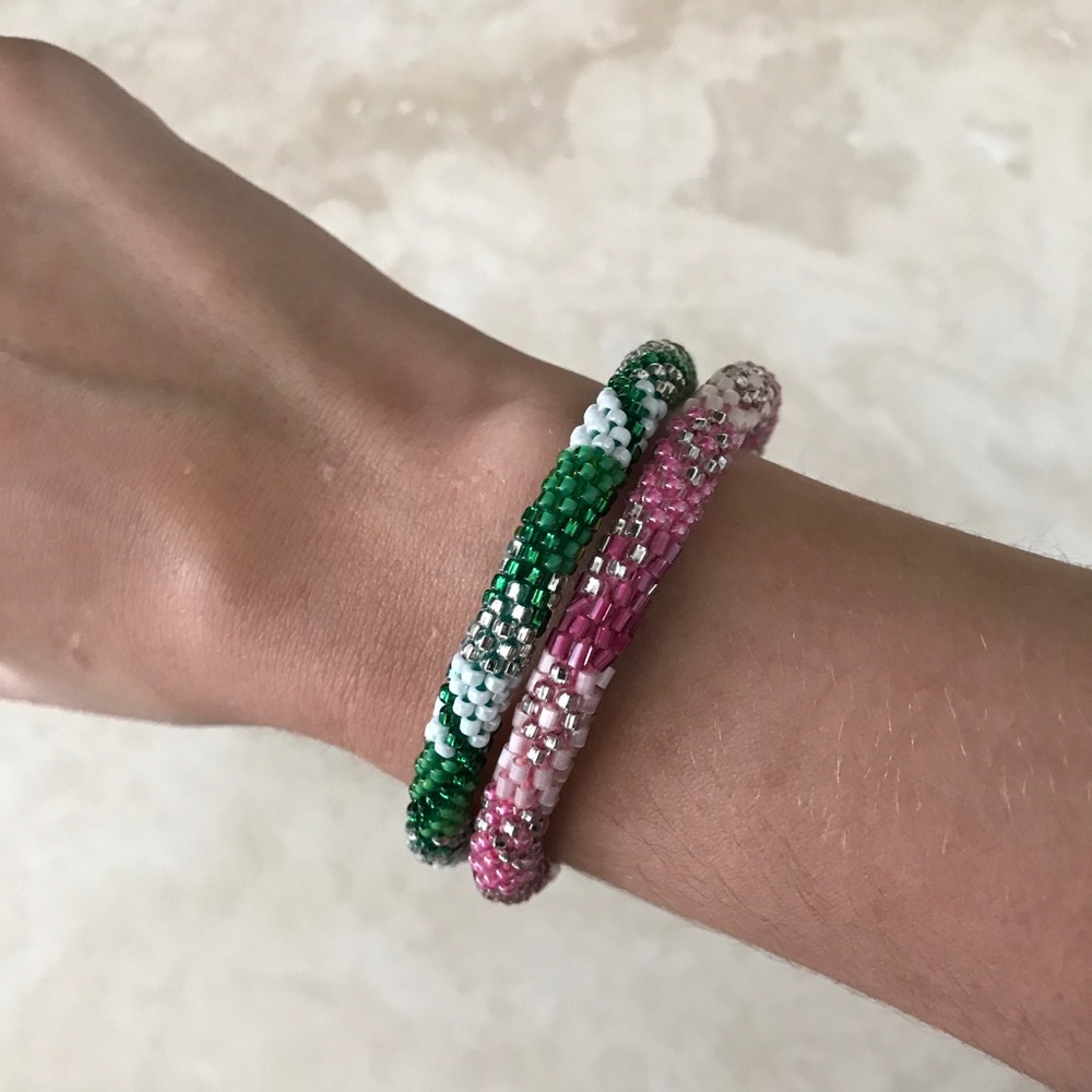 Pink Lily and Laura Bracelet