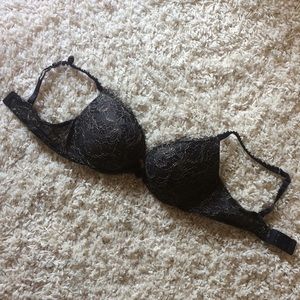 Aerie "Emma" 34C black push up bra