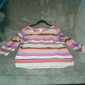 3/4 sleeve Banana Republic blouse.
