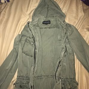 Army green jacket. Buffalo David Bitton