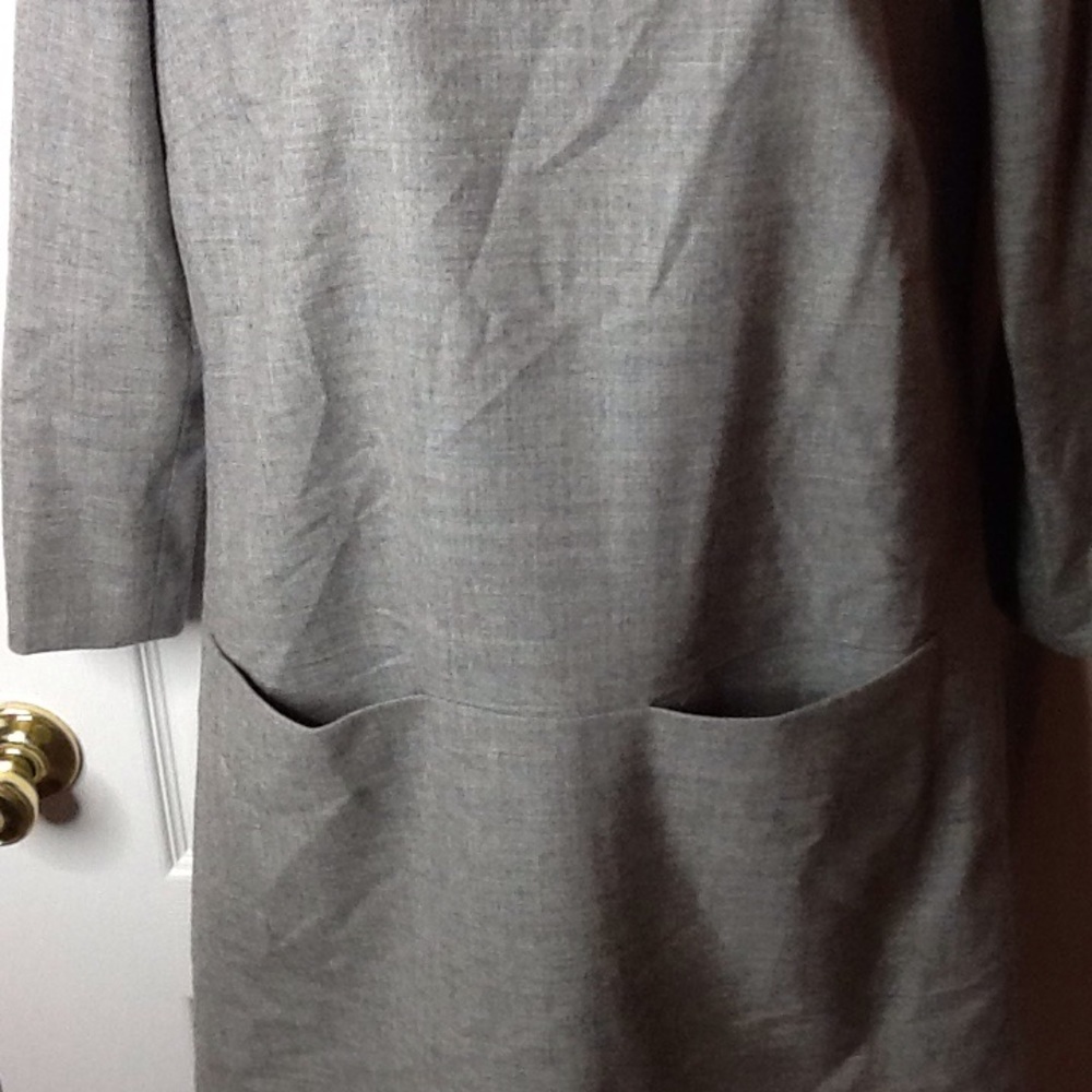 J crew  gray wool  dress - Picture 6 of 7