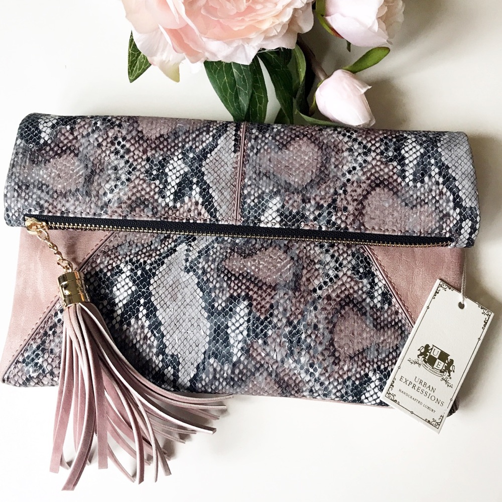 🍃HP 🍃Urban Expressions VEGAN Handbag OR Clutch!