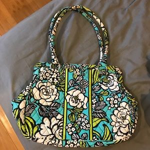 Vera Bradley Island Blooms shoulder bag