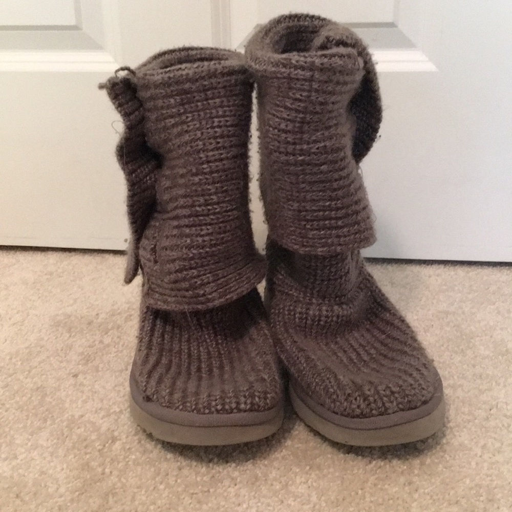 Ugg Grey Classic Cardy Boots