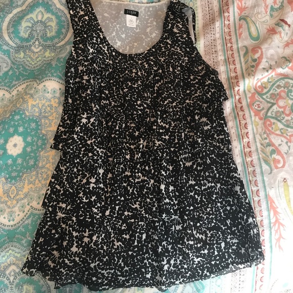 J. Crew ruffle top size 2 - Picture 1 of 3