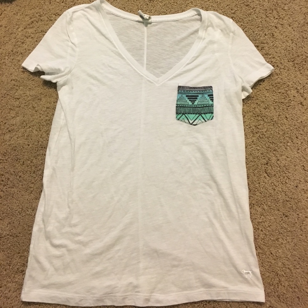 Pink pocket tee