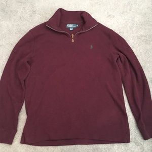 Ralph Lauren Cotton Half-Zip Sweater
