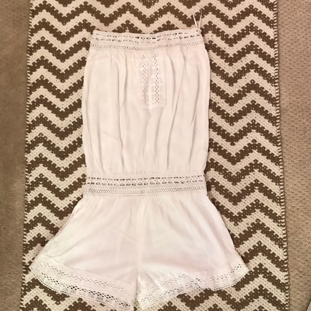 Crochet romper NWOT