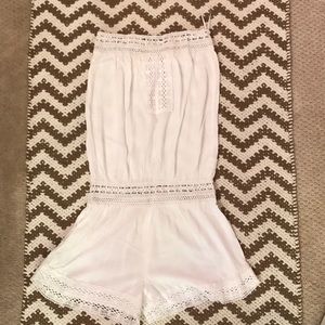 Crochet romper NWOT