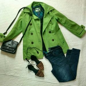 Delia's Green Wool Coat
