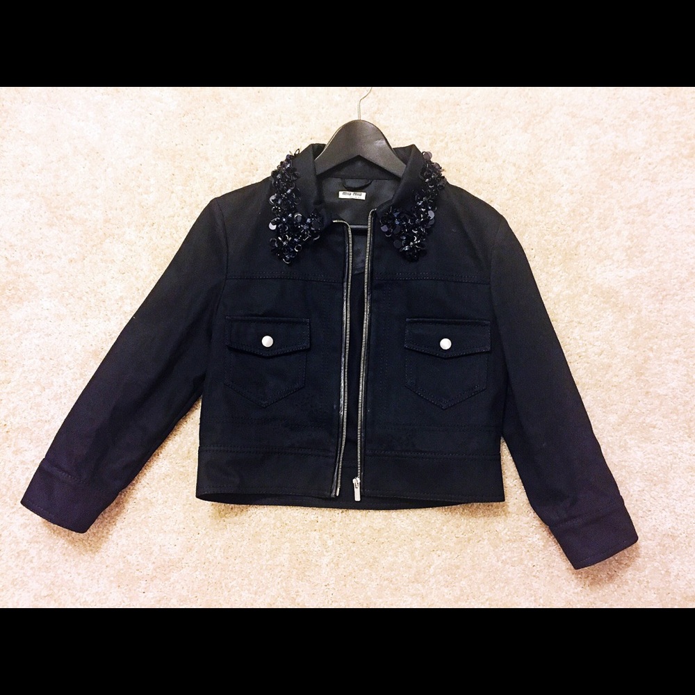 MiuMiu Runway Black Jacket