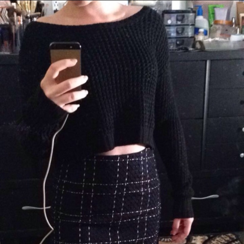 cropped sweater