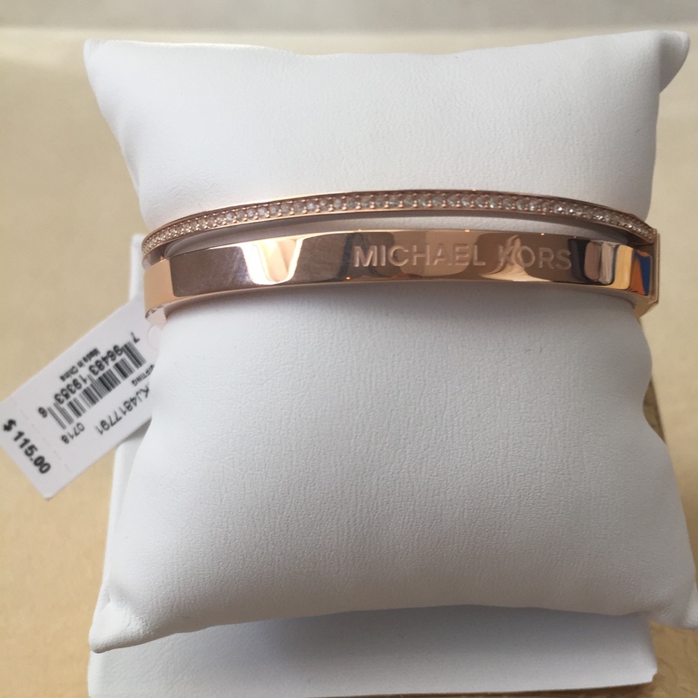 Michael Kors Rose Gold Bangle Bracelet