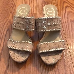 Jack Rogers Cork Wedges