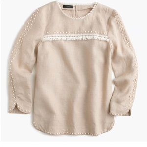 JCrew long sleeves linen shirt.