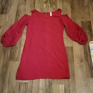 Cold Shoulder Shift Dress