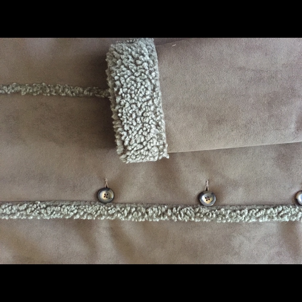 LL Bean faux fur shearling coat - sz petite large