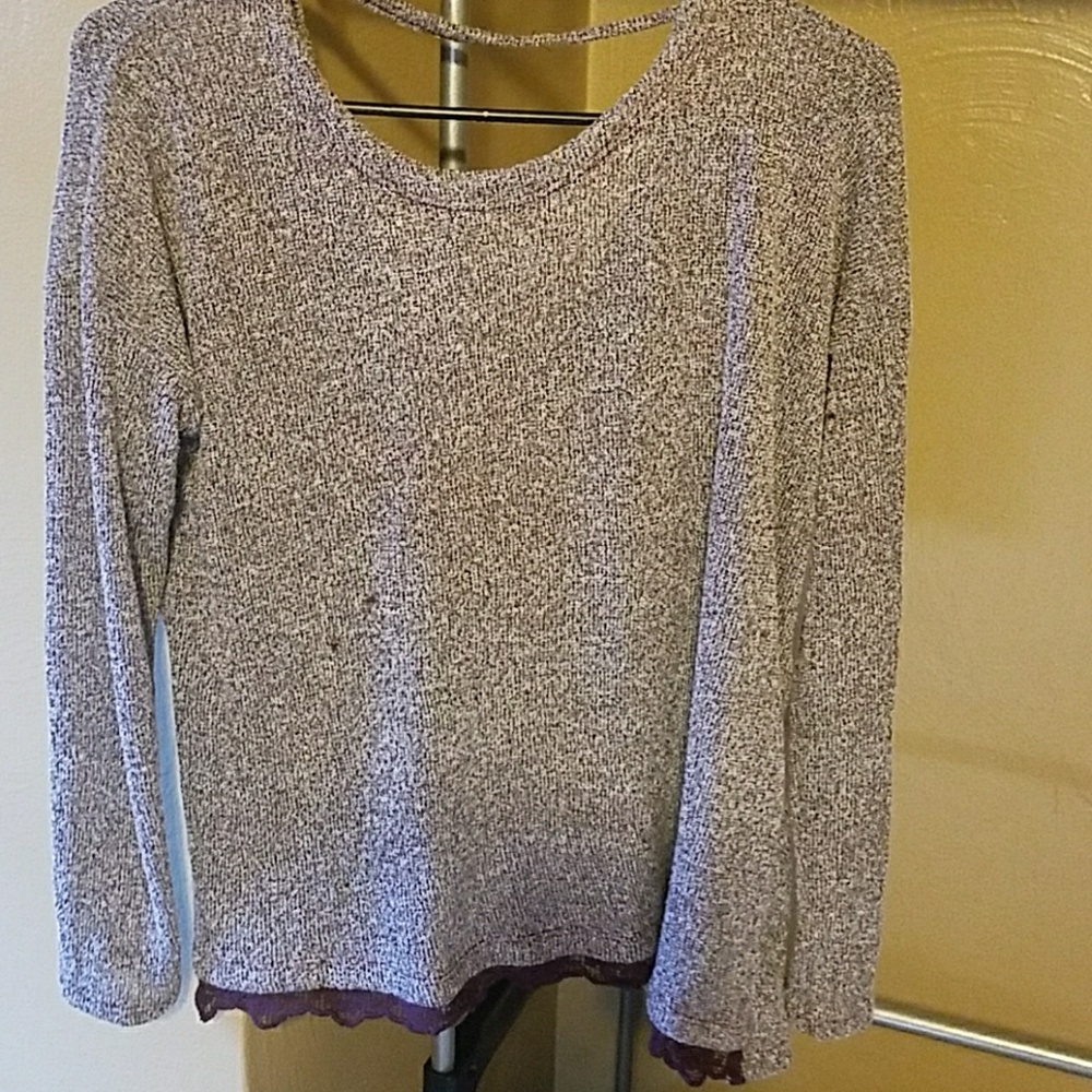 Open Back Fall Sweater - Picture 2 of 3
