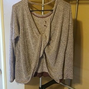 Open Back Fall Sweater
