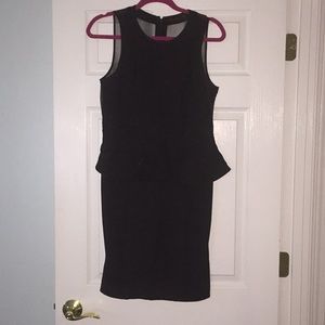 Black The Limited Dress with Sheer Back Size 8