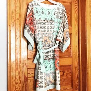 Dress Barn multi-designed flowy dress!