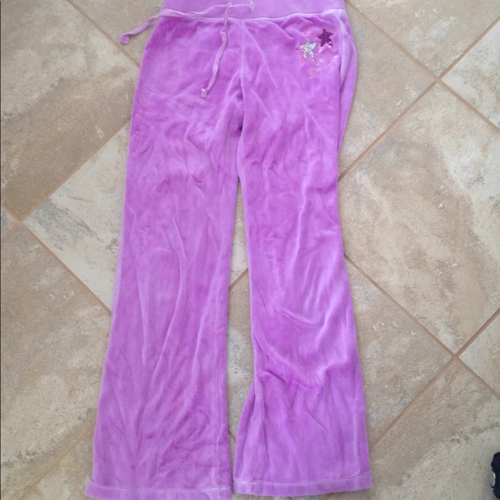 Justice Size 10 Velour Sweatpants