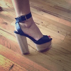 Platform Wood Heels Platform Wood Heels