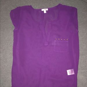 Beautiful sheer bongo sleeveless shirt