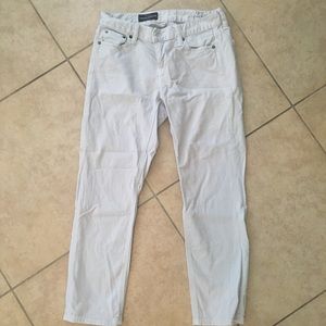 J. Crew gray cropped skinny jeans