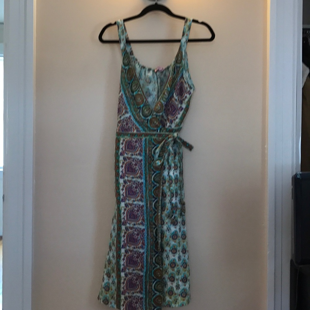 Calypso St Barth brand beach resort linen dress