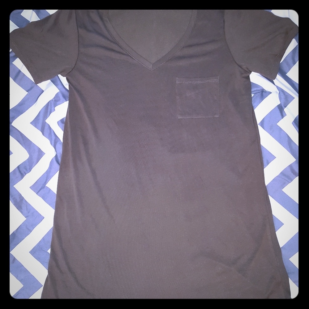 Olive green Tshirt dress