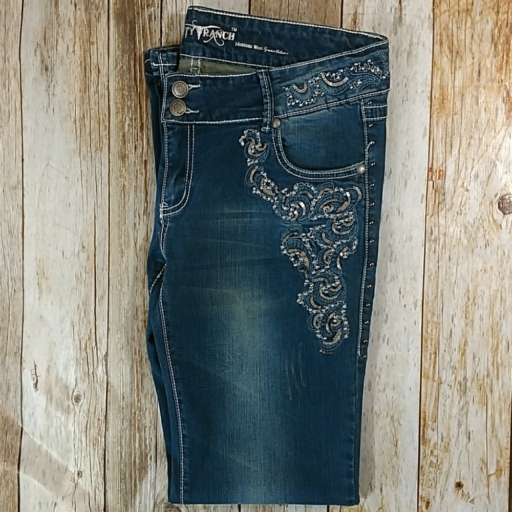 Trinity Ranch Boot Cut Jeans Size 7 NWOT