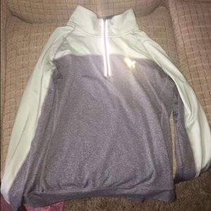 Pink half zipped jacket